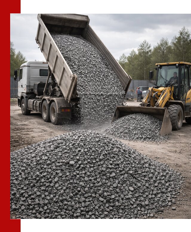 Доставка и продажа щебня гранитного в Нижнекамске