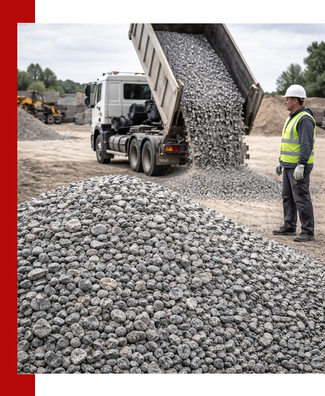 Доставка и продажа гранитного щебня фракции 5-20 в Нижнекамске