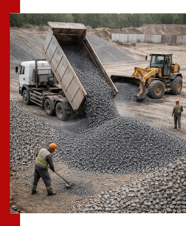 Щебень габбро-диабаз фр. 5-20 с доставкой в Нижнекамске