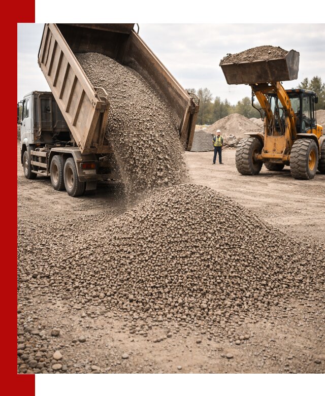 Гравийный щебень фракция 3–10 с доставкой в Нижнекамске