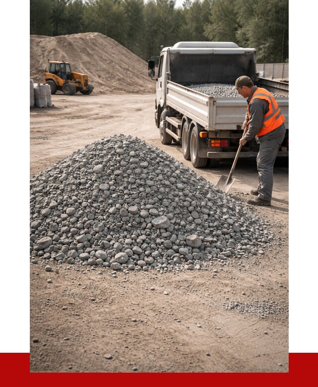 Гравийный щебень фракция 5-10 в Нижнекамске от 2231 р. | ПРОНЕРУДНжм