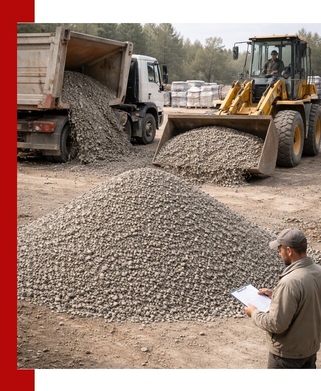 Гравийный щебень фракция 5–10 с доставкой в Нижнекамске