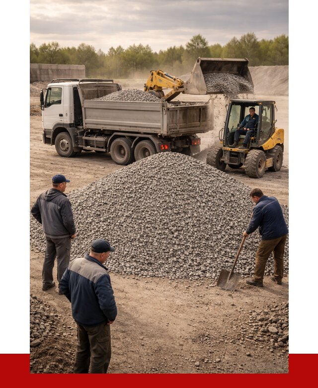 Гравийный щебень фракция 5-20 в Нижнекамске от 2433 р. ПРОНЕРУДНжм