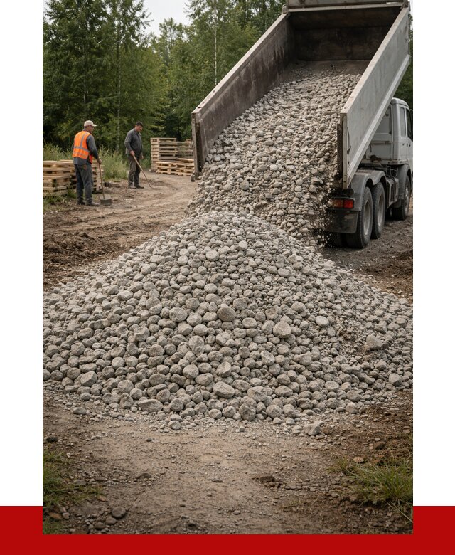 гравийный щебень фракция 70-120 в Нижнекамске от 2484 р. ПРОНЕРУДНжм