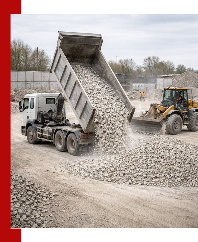 Доставка и продажа известнякового щебня в Нижнекамске