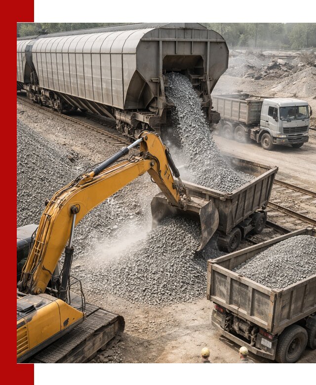 Доставка железнодорожного щебня в Нижнекамске крупными партиями быстрого отгруза