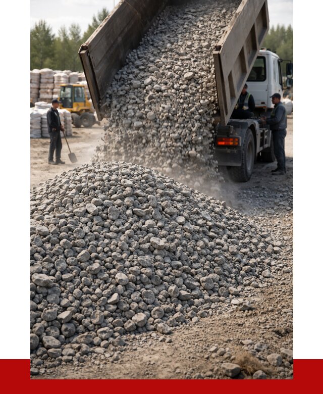 Бетонный щебень фракция 40-70 в Нижнекамске от 1825 р. ПРОНЕРУДНжм