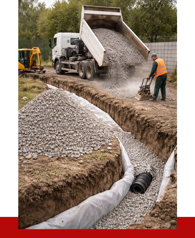 Щебень для дренажа в Нижнекамске от 1876 р., ПРОНЕРУДНжм доставка