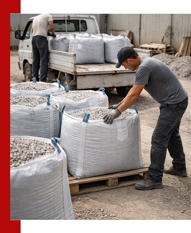 Доставка щебня в мешках по выгодным ценам в Нижнекамске