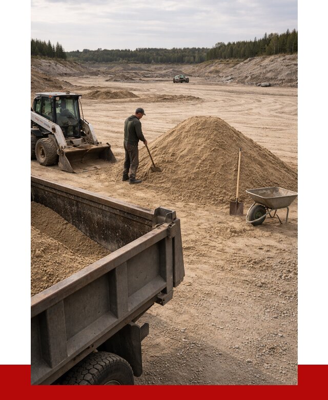 Карьерный песок среднезернистый в Нижнекамске, от 2231 р. ПРОНЕРУДНжм
