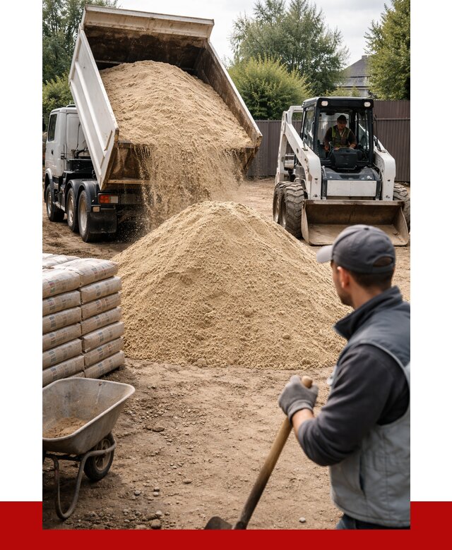 Мытый речной песок с доставкой в Нижнекамске от 1470 р. | ПРОНЕРУДНжм