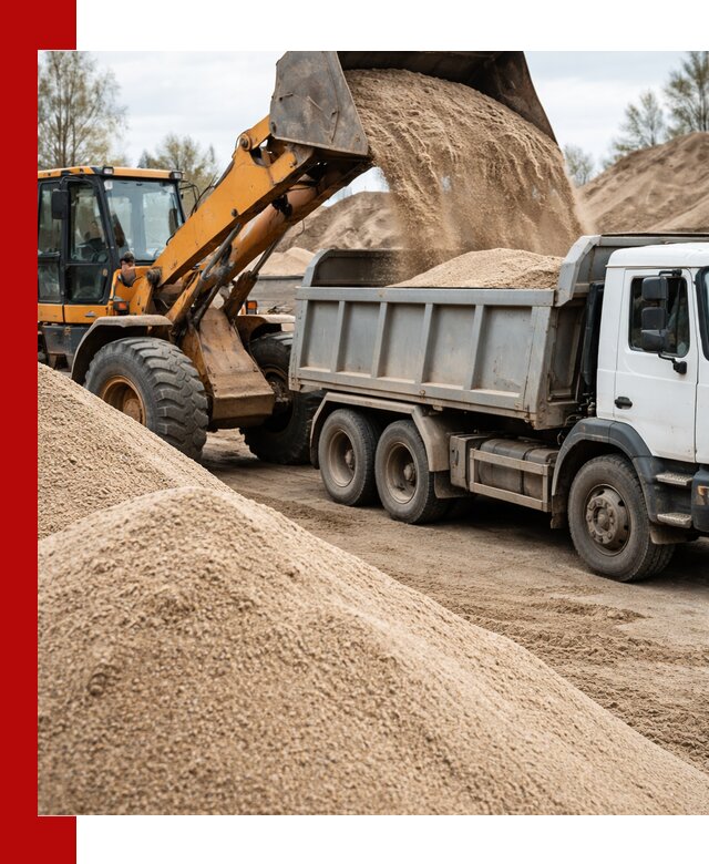 Доставка сеяного песка в Нижнекамске оптом и в розницу