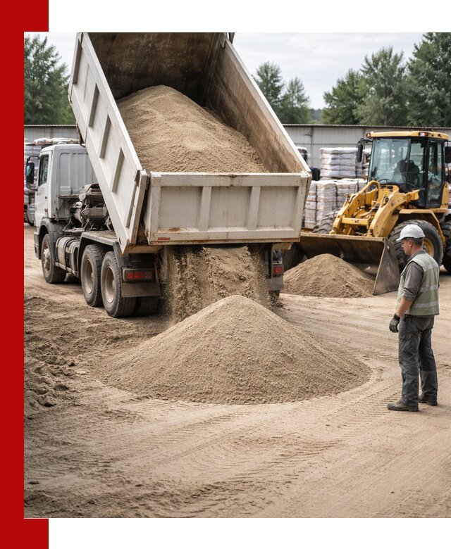 Поставка и доставка песка для бетона в Нижнекамске