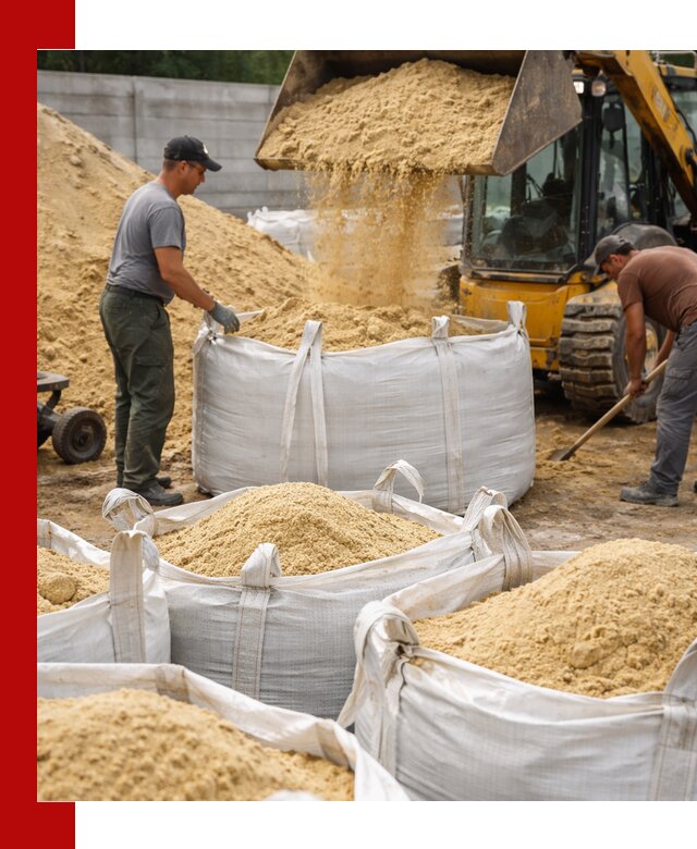 Поставка качественного песка для кладки в Нижнекамске