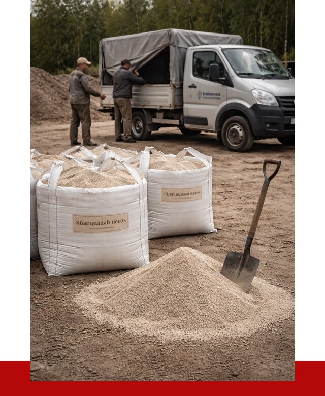Кварцевый песок для пескоструя в Нижнекамске от 4563 р. | ПРОНЕРУДНжм