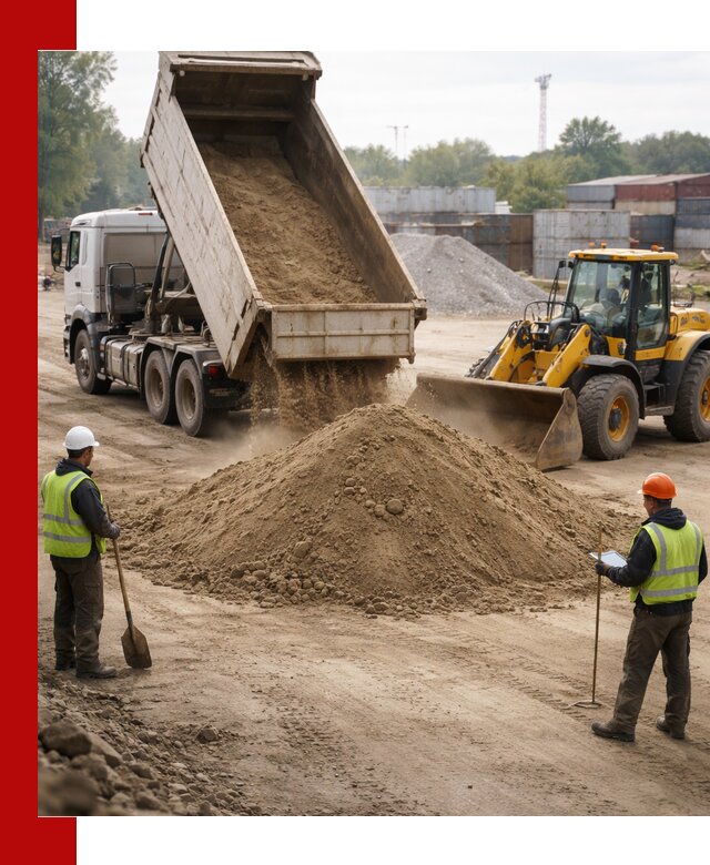 Доставка и продажа пескогрунта оптом и в розницу в Нижнекамске