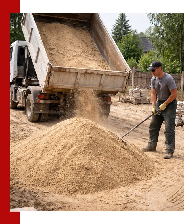 Доставка сухого песка самосвалами в Нижнекамске