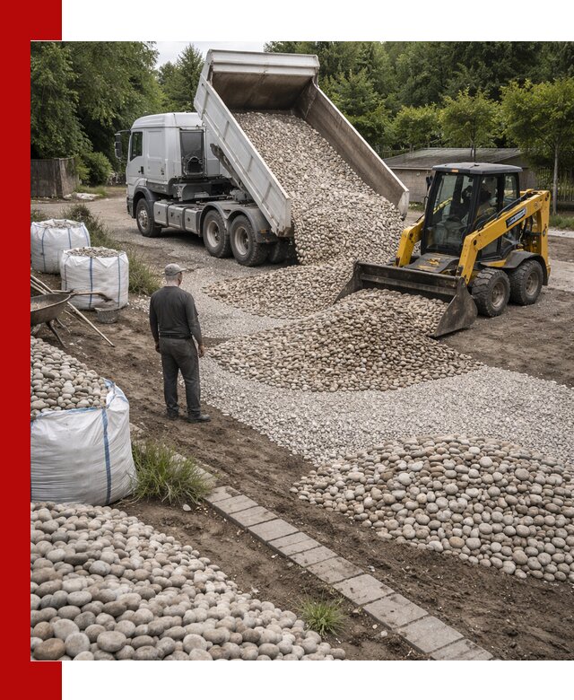Доставка морской гальки оптом и в розницу в Нижнекамске