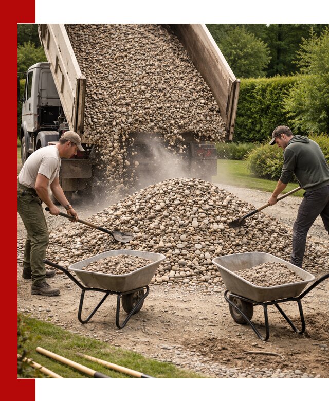 Доставка и продажа декоративной гальки в Нижнекамске