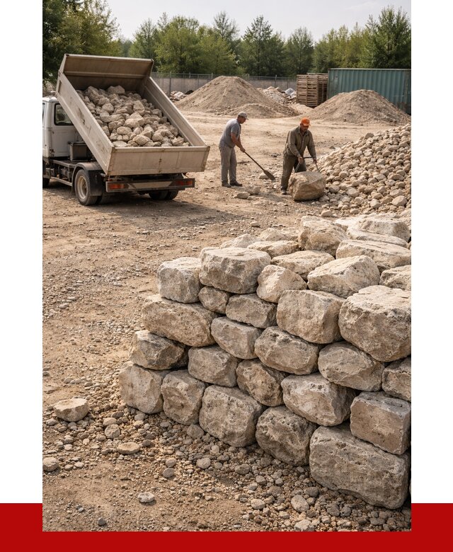 Бутовый камень известняковый в Нижнекамске от 4258 р. | ПРОНЕРУДНжм