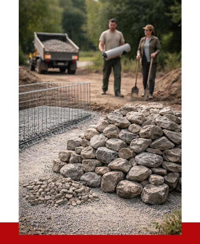 Камень для габионов фракция 100-200 в Нижнекамске от 4867 р. | ПРОНЕРУДНжм