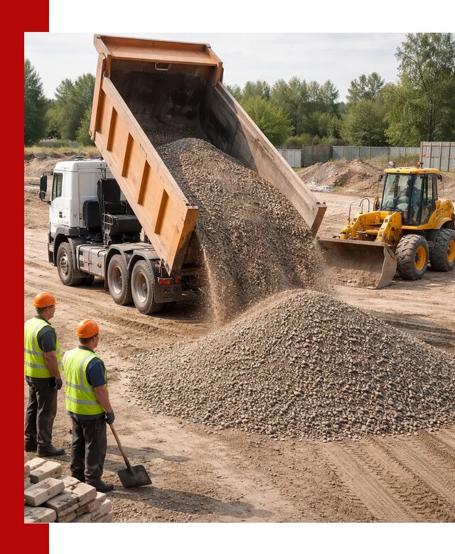 Доставка щебёночно-песчаной смеси ЩПС С7 в Нижнекамске