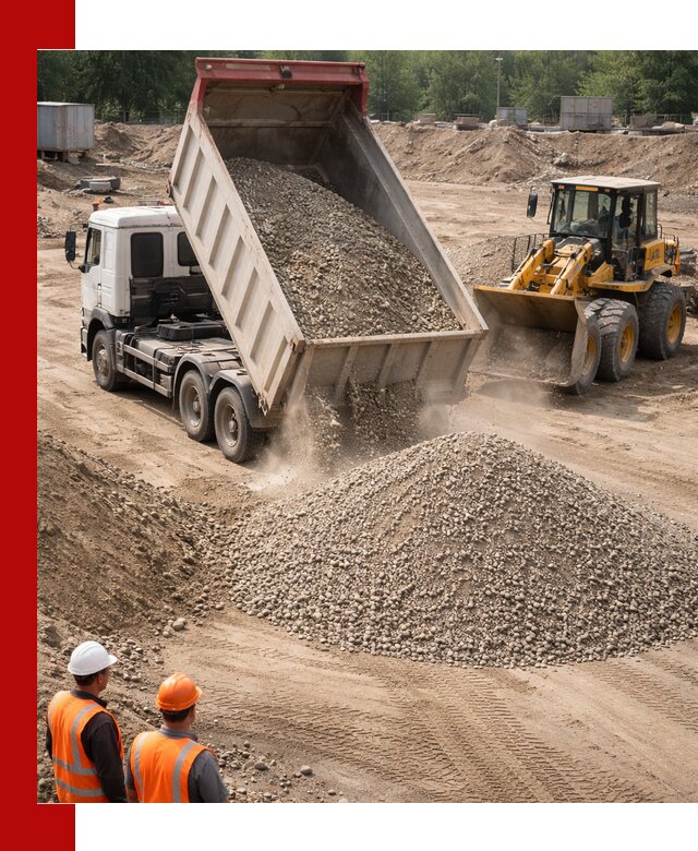 Щебень с песком (ЩГПС С2) с доставкой в Нижнекамске