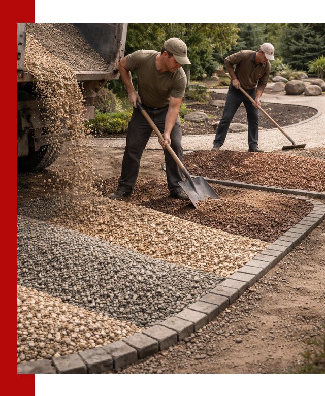 Декоративная крошка для ландшафта в Нижнекамске — продажа и доставка