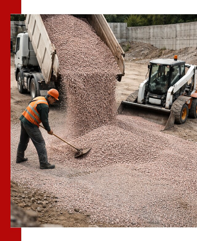 Крошка розовый гранит с доставкой в Нижнекамске от производителя