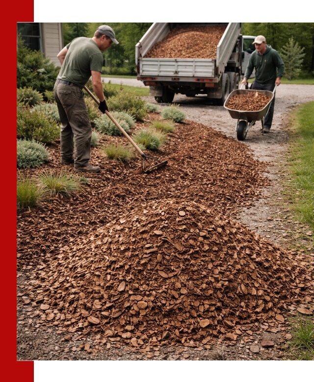 Крошка для мульчирования с доставкой в Нижнекамске