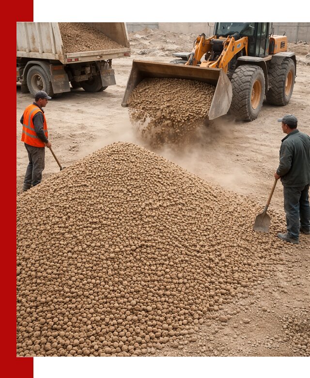 Керамзит фракция 10-20 с доставкой в Нижнекамске