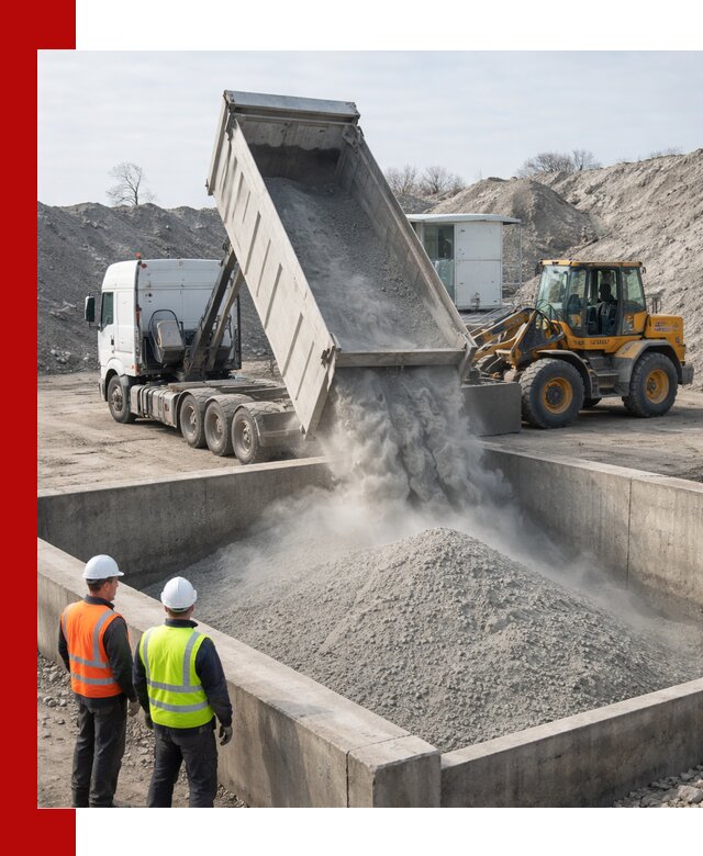 Доставка цемента навалом в Нижнекамске крупными партиями