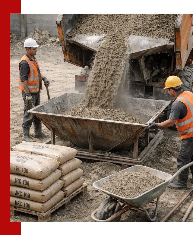 Доставка цементно-песчаной смеси М100 в Нижнекамске