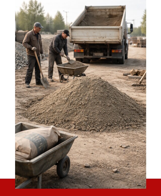 Цементно-песчаная смесь М150 в Нижнекамске от 4765 р. | ПРОНЕРУДНжм