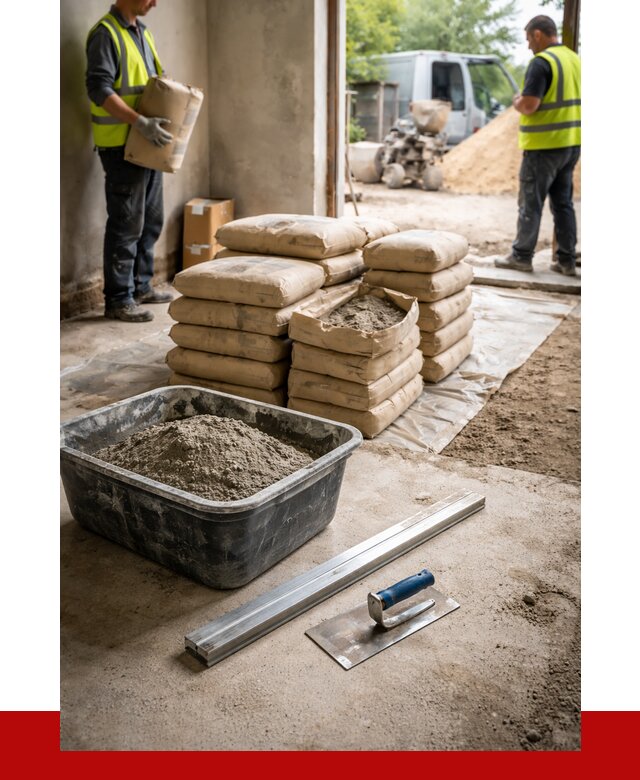 Купить сухую смесь для стяжки в Нижнекамске от 4563 р. | ПРОНЕРУДНжм