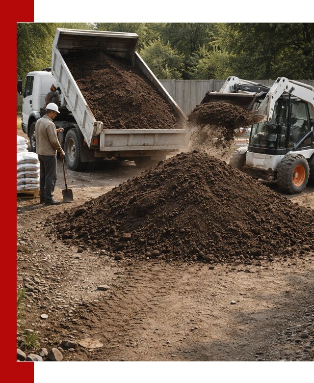 Доставка растительного грунта в Нижнекамске от производителя оптом и в розницу