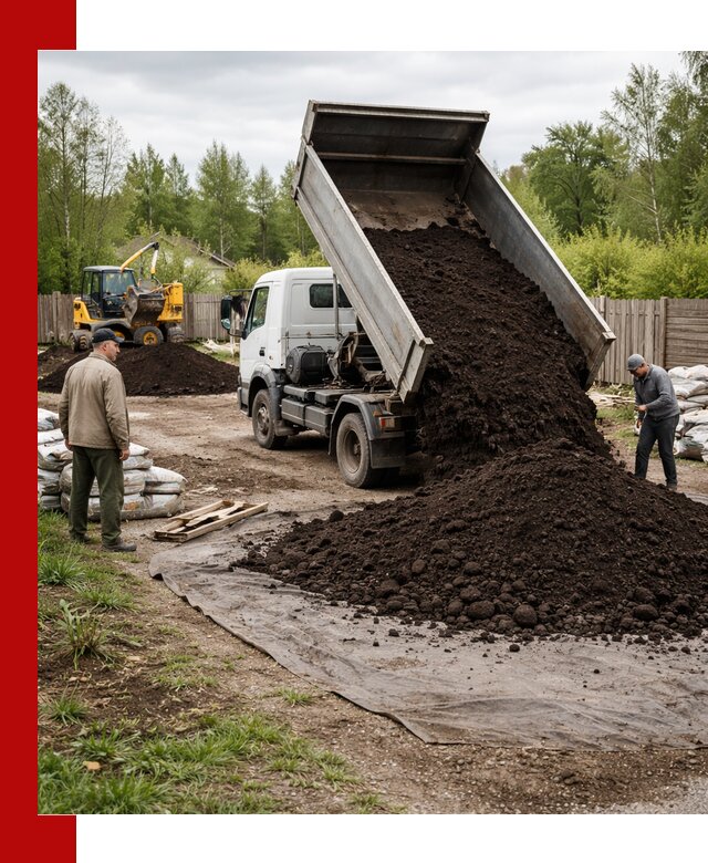 Доставка качественного почвогрунта в Нижнекамске оптом и в розницу