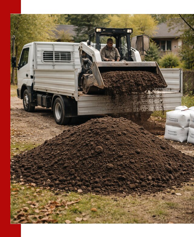 Доставка садовой земли в больших объёмах в Нижнекамске