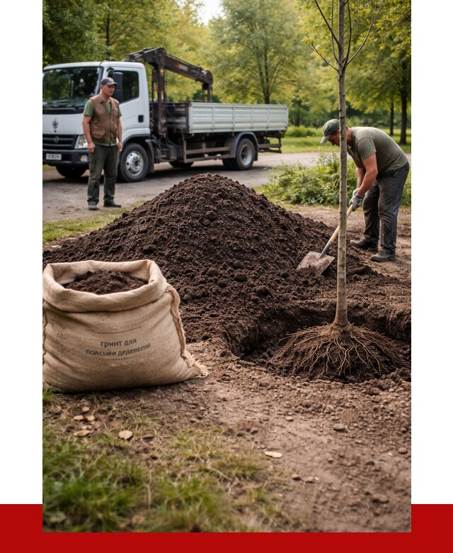 Грунт для посадки деревьев в Нижнекамске от 1217 р. | ПРОНЕРУДНжм