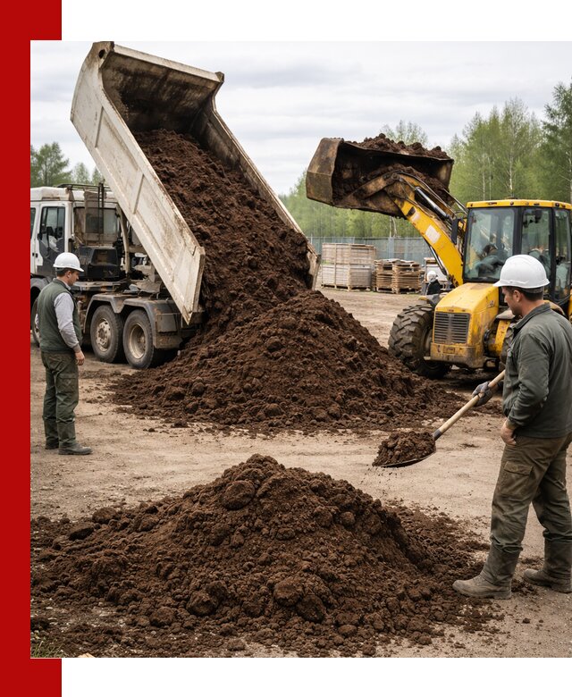 Доставка торфа оптом и в мешках в Нижнекамске