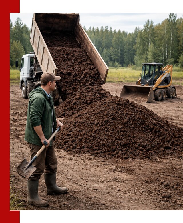 Купить верховой торф с доставкой в Нижнекамске для садоводства и растений