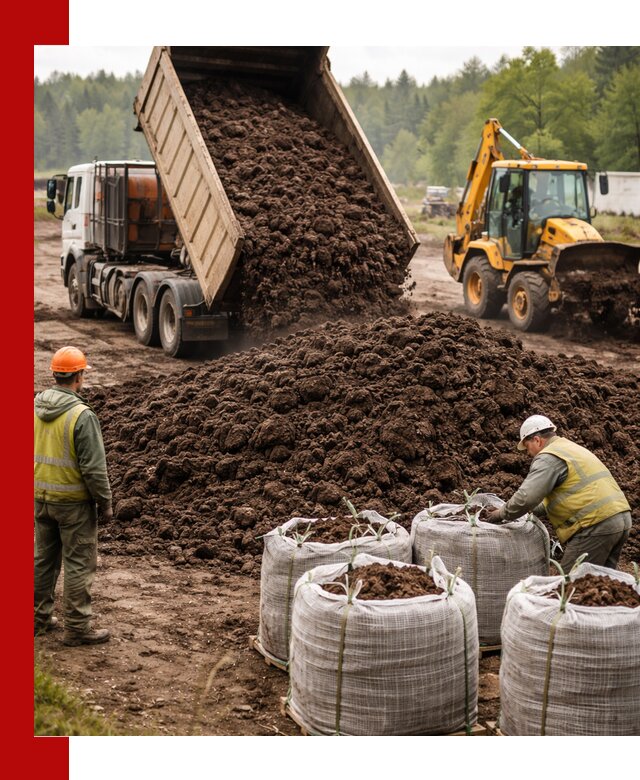 Доставка нейтрального торфа в Нижнекамске оптом и в розницу