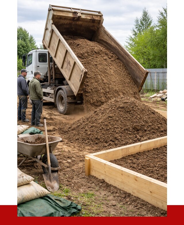 Торфо песчаная смесь в Нижнекамске с доставкой от 1876 р. | ПРОНЕРУДНжм
