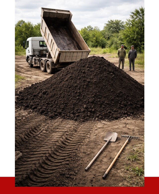 Купить чернозем навалом в Нижнекамске от 1217 р. за куб | ПРОНЕРУДНжм