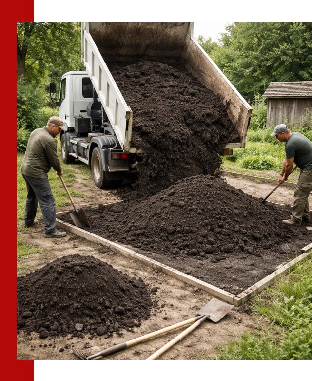 Купить чистый чернозем для огорода с доставкой в Нижнекамске