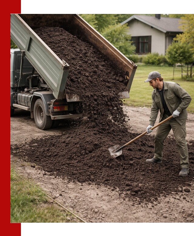 Чернозем для газона с доставкой в Нижнекамске быстро и качественно