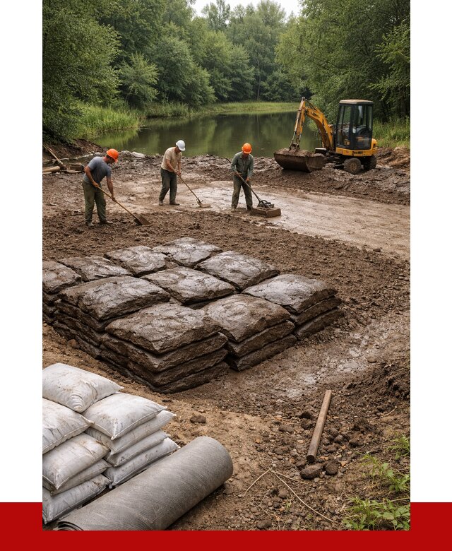 Купить глину для пруда в Нижнекамске от 4563 р. с доставкой | ПРОНЕРУДНжм