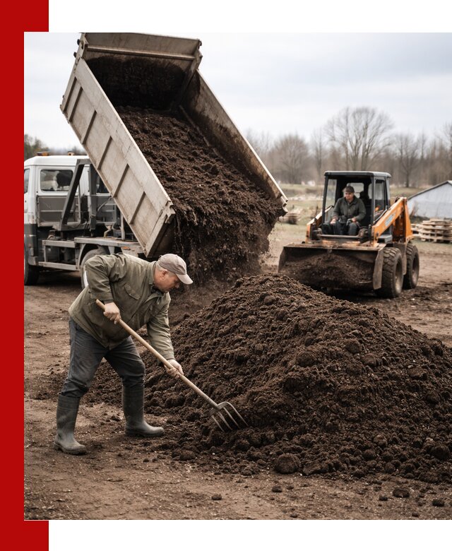 Доставка и продажа перегноя в Нижнекамске быстро и дешево