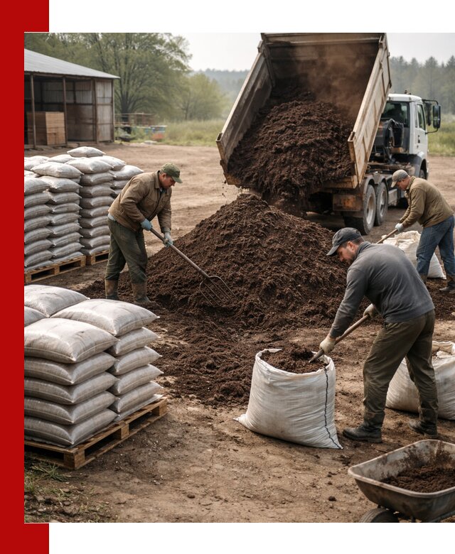 Доставка компоста оптом и в розницу в Нижнекамске