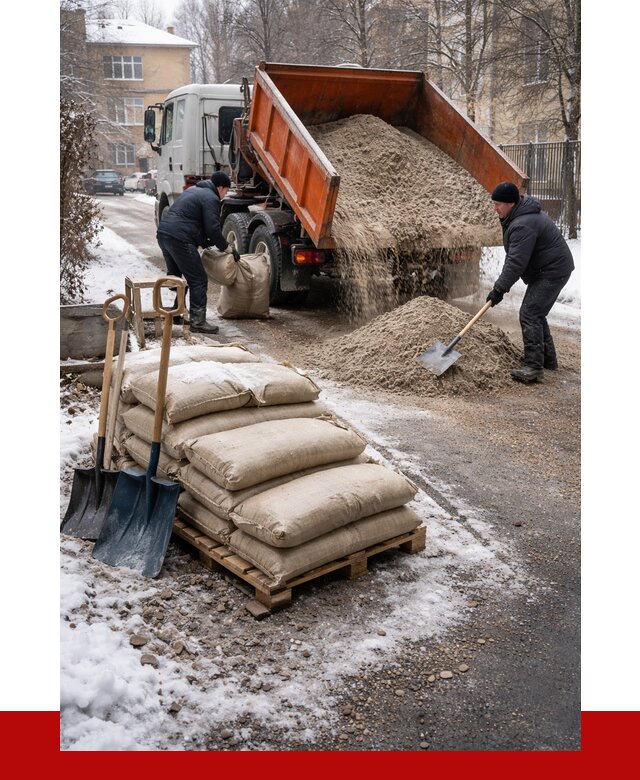 Противогололедные материалы оптом в Нижнекамске от 4258 р. | ПРОНЕРУДНжм